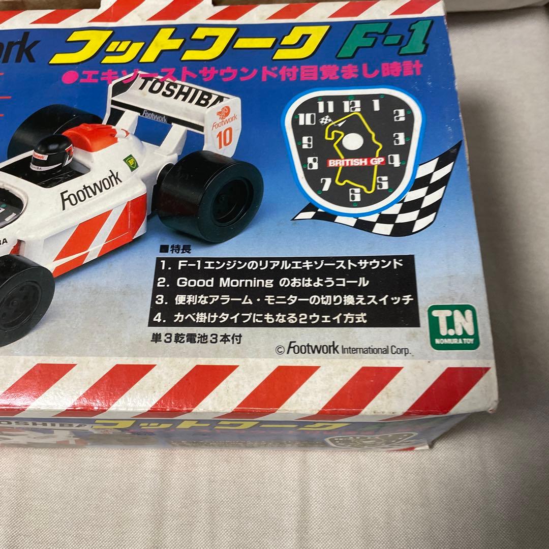 【入手困難】TOSHIBA Footwork F 1目覚まし　からくり　動作◎