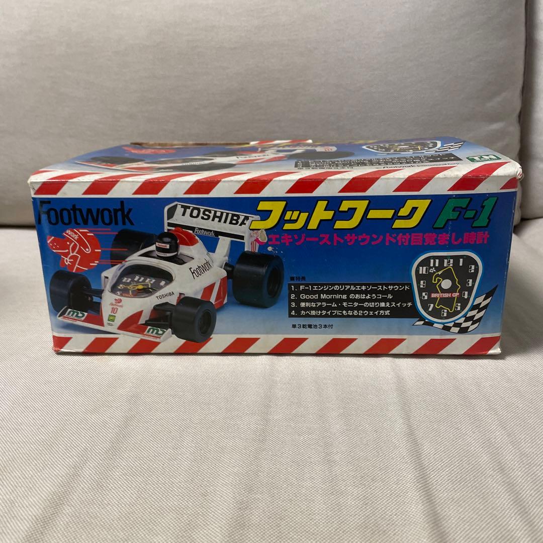 【入手困難】TOSHIBA Footwork F 1目覚まし　からくり　動作◎