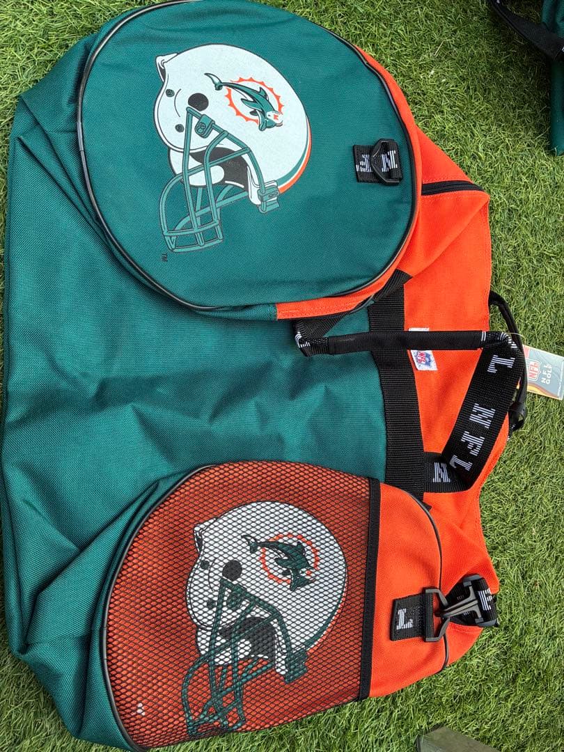NFL マイアミ・ドルフィンズ ダッフルバッグ新品未使用 7枚