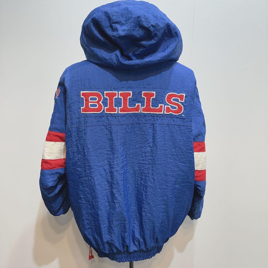 STARTERスターターNFL中綿ナイロンジャケット青×赤メンズLサイズ7265