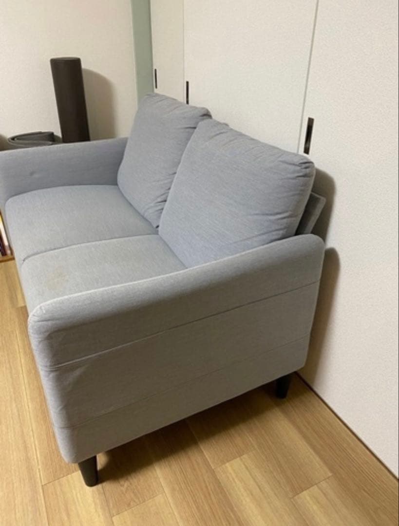 ikea ANGERSBY アンゲルスビー 2人掛けソファクニーサ ライトグレー