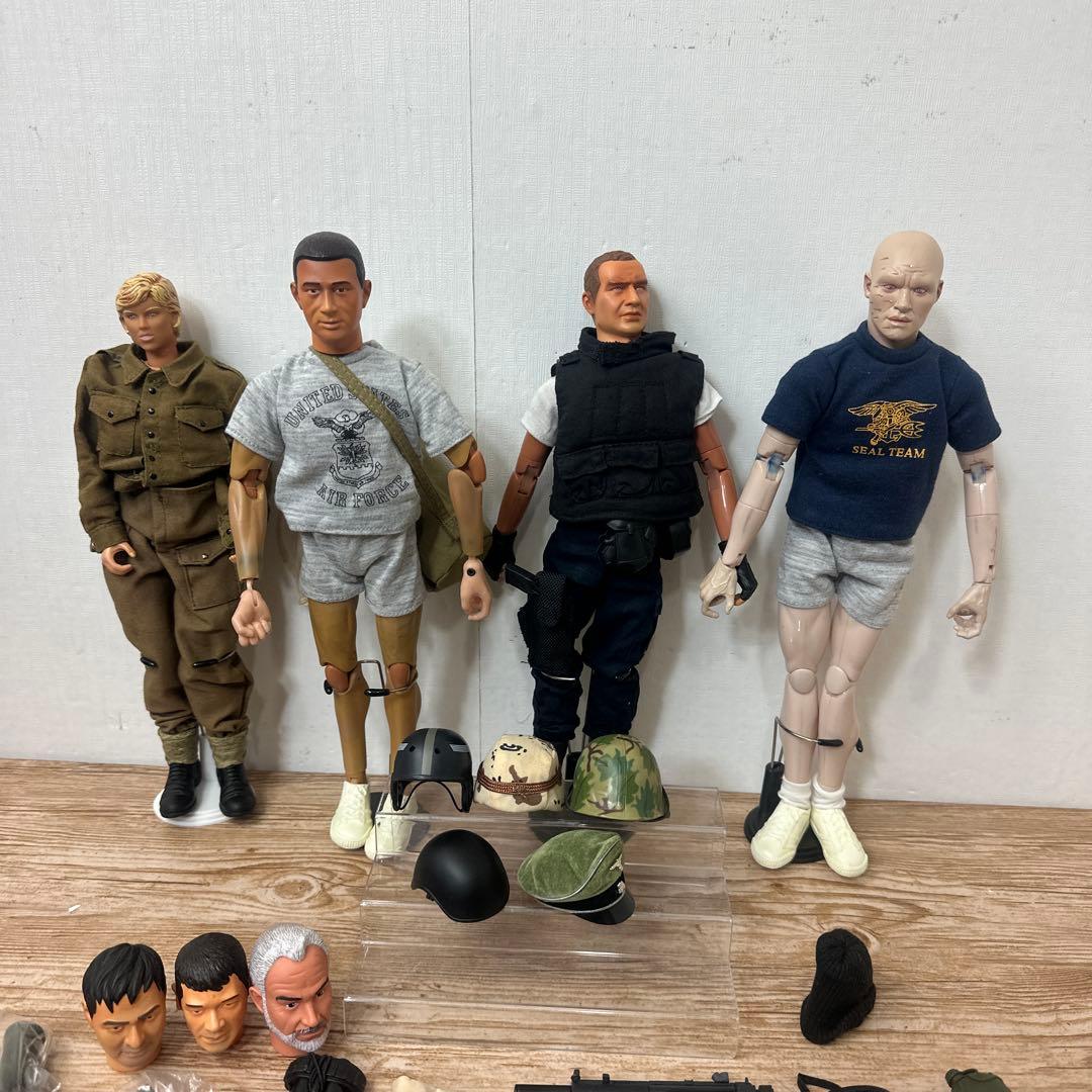 ミリタリー G.I.JOE HOT TOYフィギュアジャンクまとめ売りセット