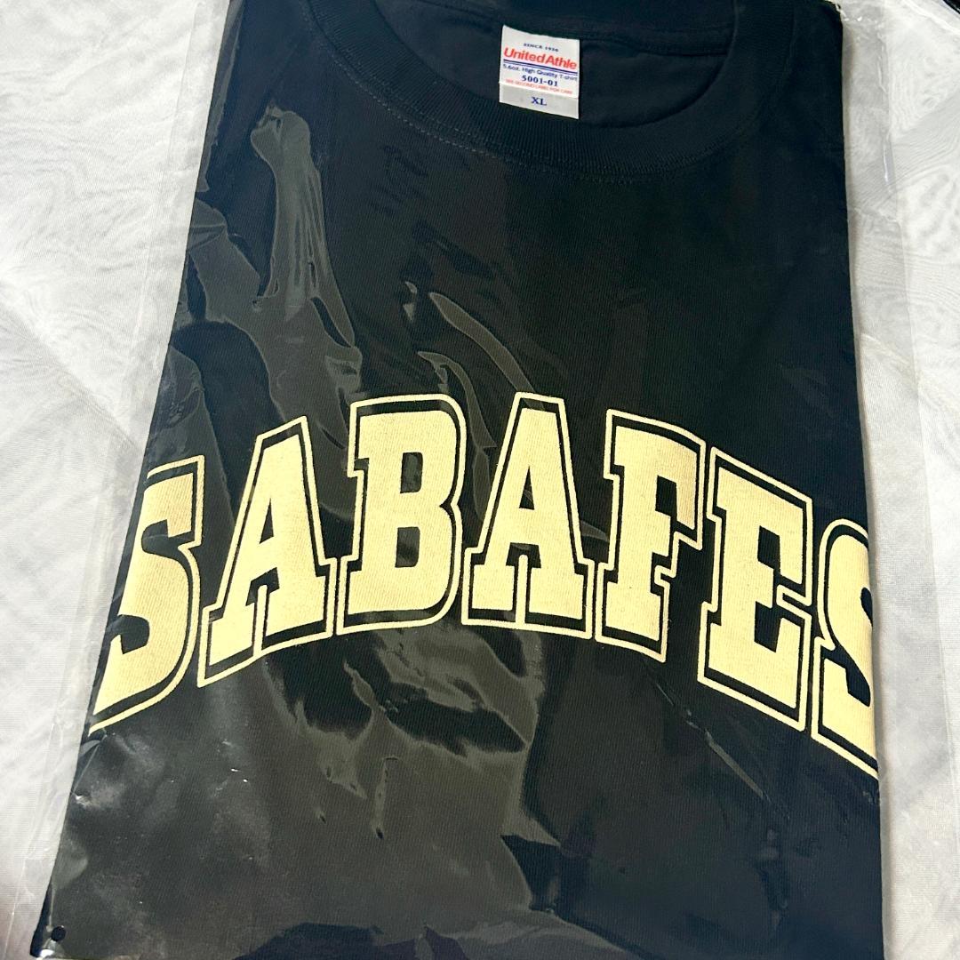サバシスター サバフェス でかサバデビちゃんTシャツ BLACK 黒 XL