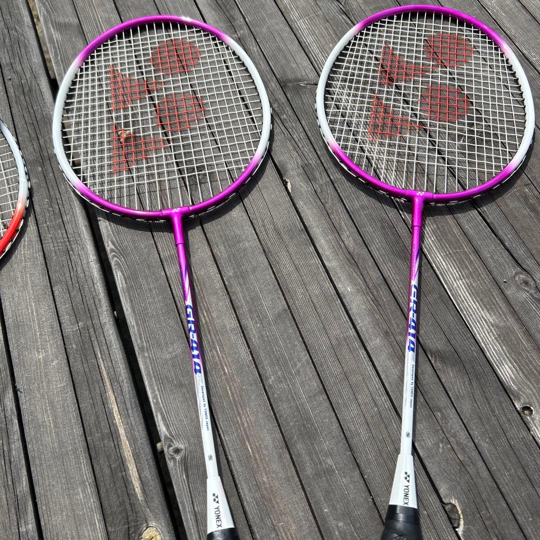 バドミントン ラケット ペア カワサキNSX-305 YONEX GR-414