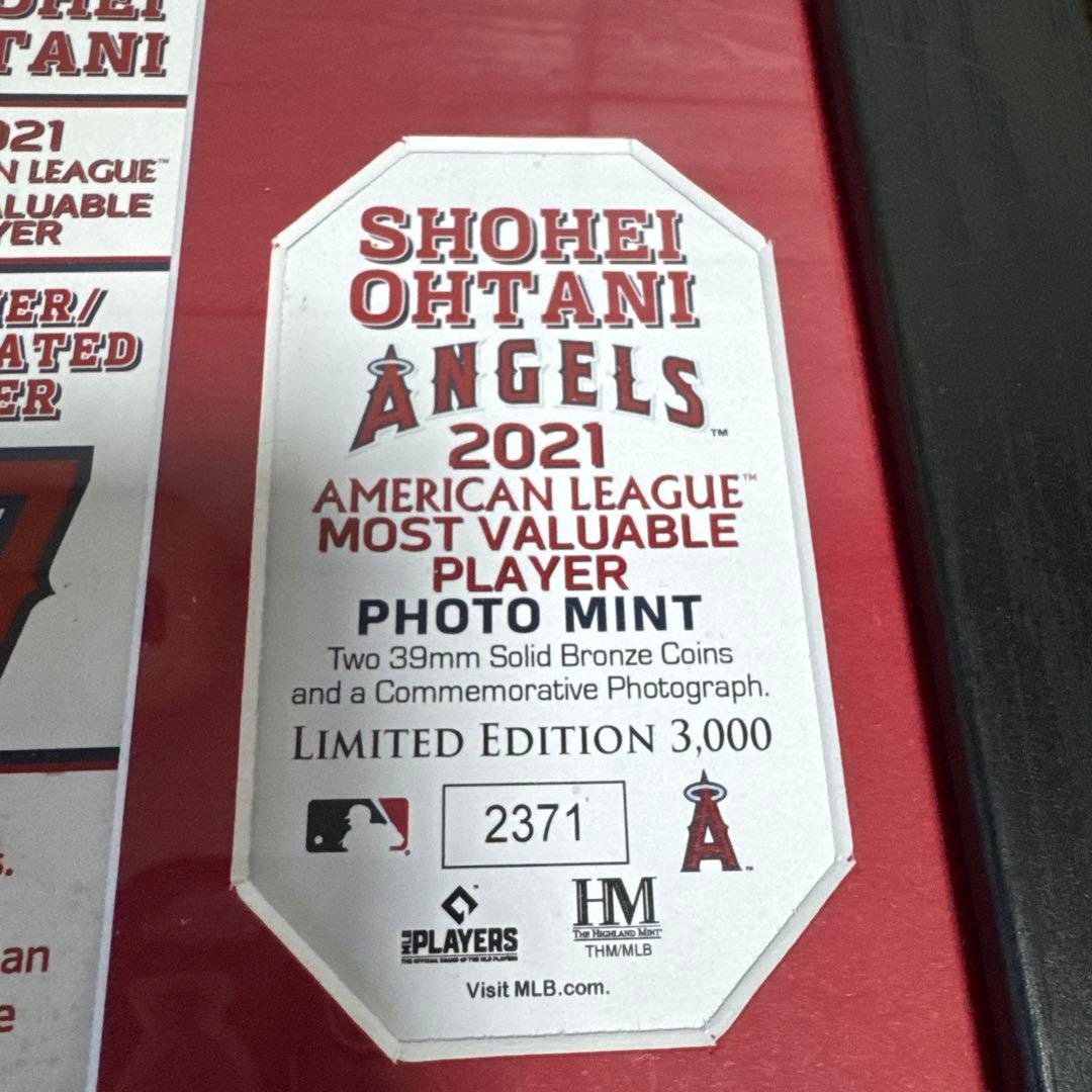 大谷翔平 2021年MVP記念 ２フォトミント（数量限定：3,000個）