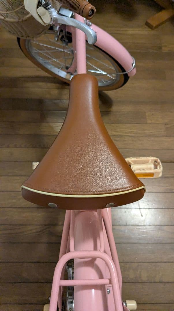 （引き取り限定）　18インチ　ブリヂストン　ハッチ　子供　自転車　ピンク　補助輪