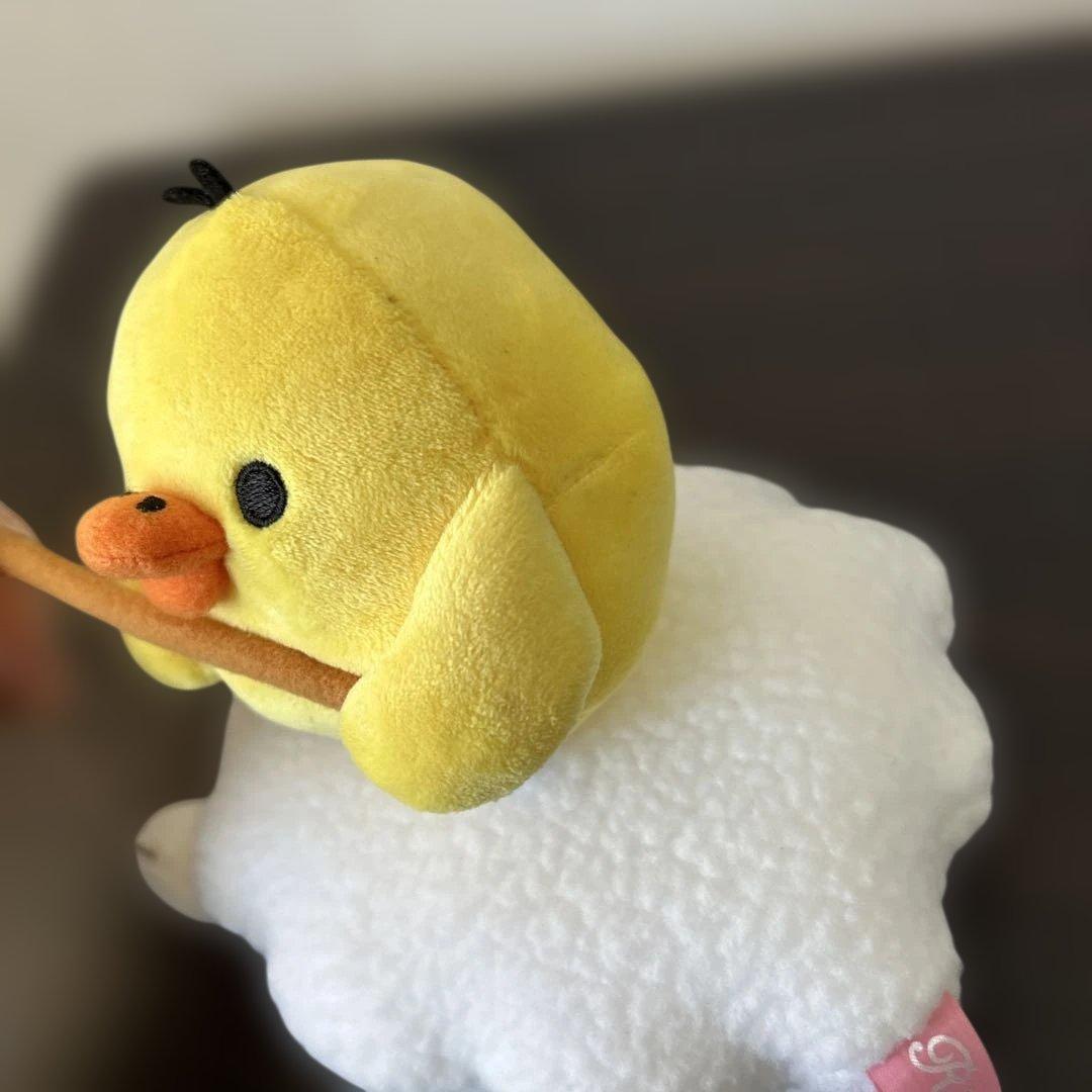 【限定商品】あつめてぬいぐるみ　くものりキイロイトリ　リラックマ