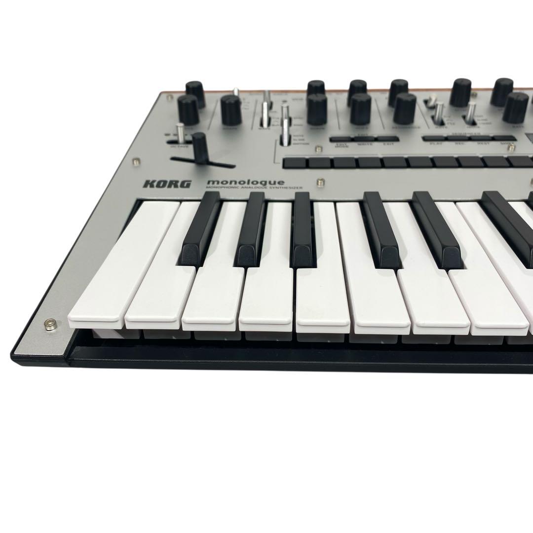 【極美品】KORG monologue アナログシンセサイザー　純正アダプター付