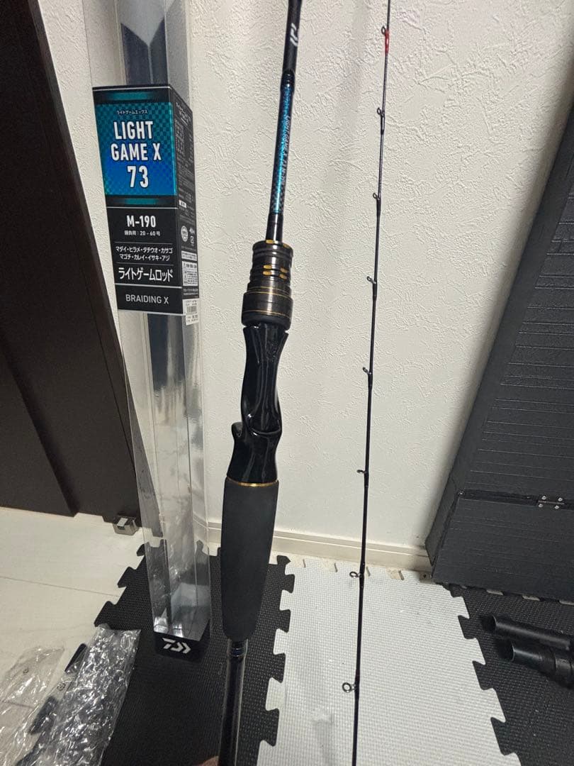 極美品　ダイワ　DAIWA LIGHT GAME X M-190 73 ロッド