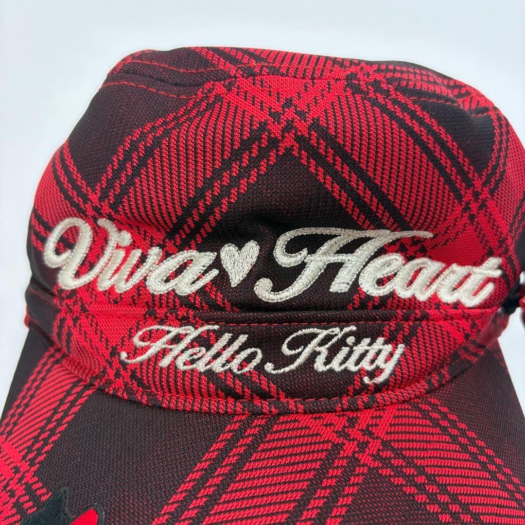 【VIVA HEART】ビバハート ワークキャップ ゴルフ ハローキティ タグ付