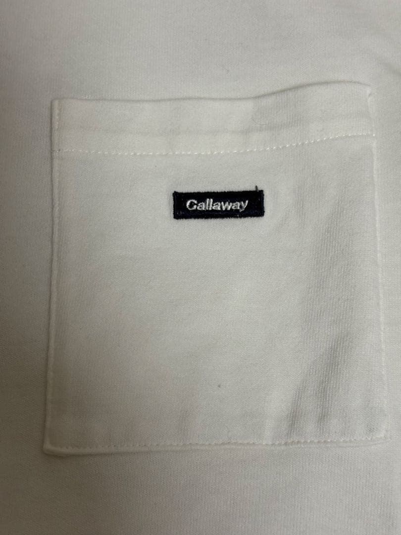 Callaway Wedgehog ゴルフシャツ ホワイト　L