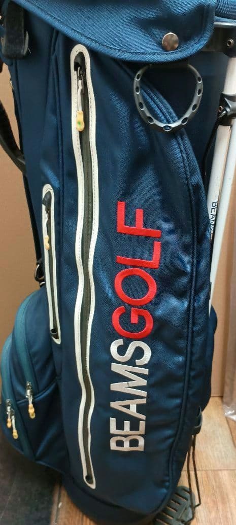 BEAMS GOLF ビームス ゴルフ キャディ バッグ ネイビー