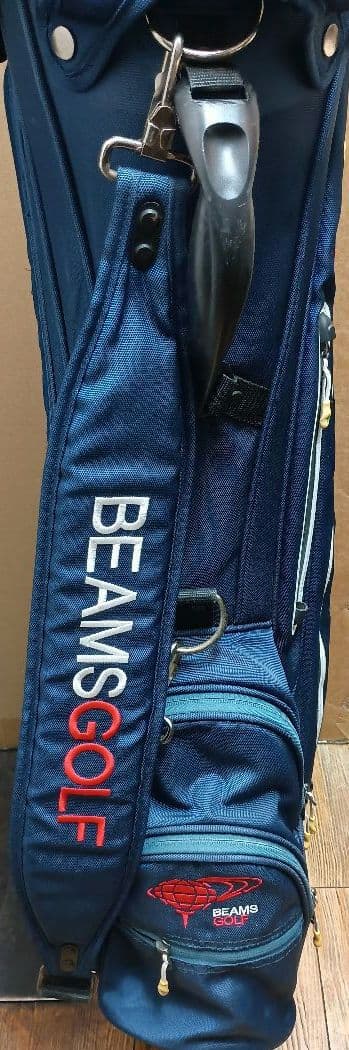 BEAMS GOLF ビームス ゴルフ キャディ バッグ ネイビー