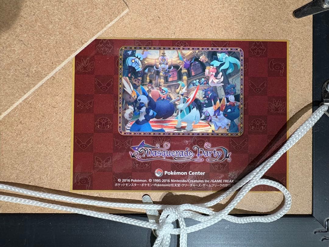 2016ポケモンセンター限定 額入りイラスト　Masquerade Party