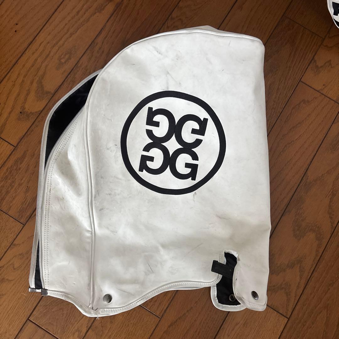 G/FORE ホワイト キャディバッグ スカルロゴ付き