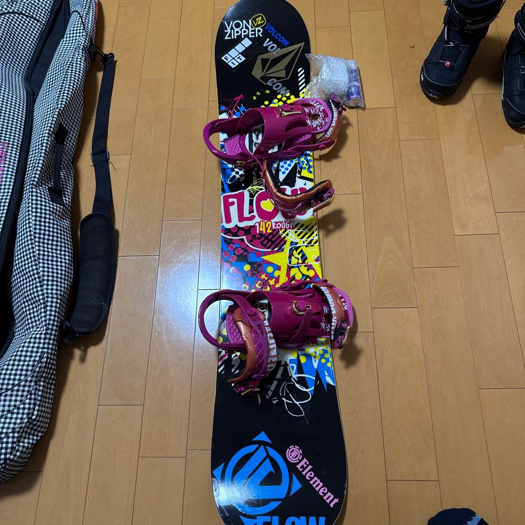 レディースflowスノボ一式23.5センチ