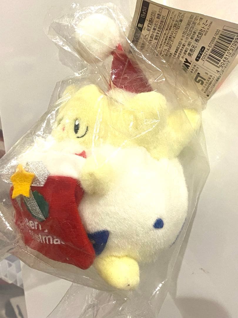 絶版当時物！ビンテージポケモンぬいぐるみトゲピー靴下タグ付•新品未開封未展示品