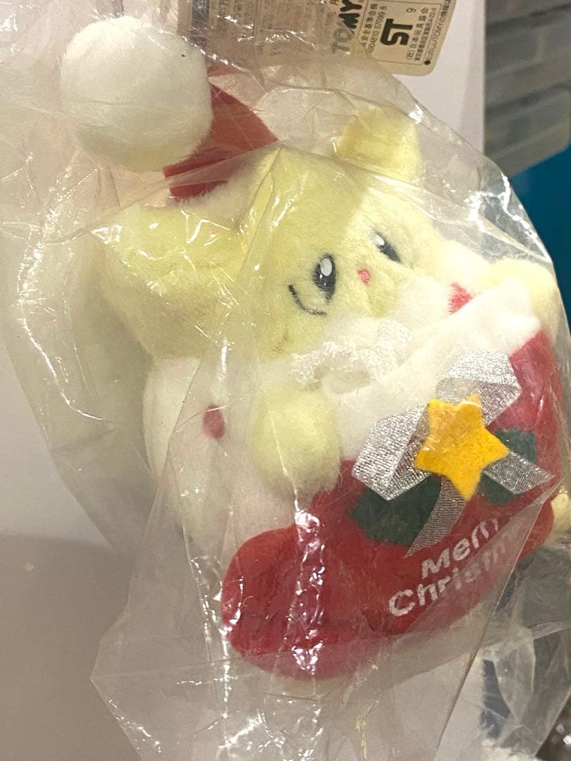 絶版当時物！ビンテージポケモンぬいぐるみトゲピー靴下タグ付•新品未開封未展示品