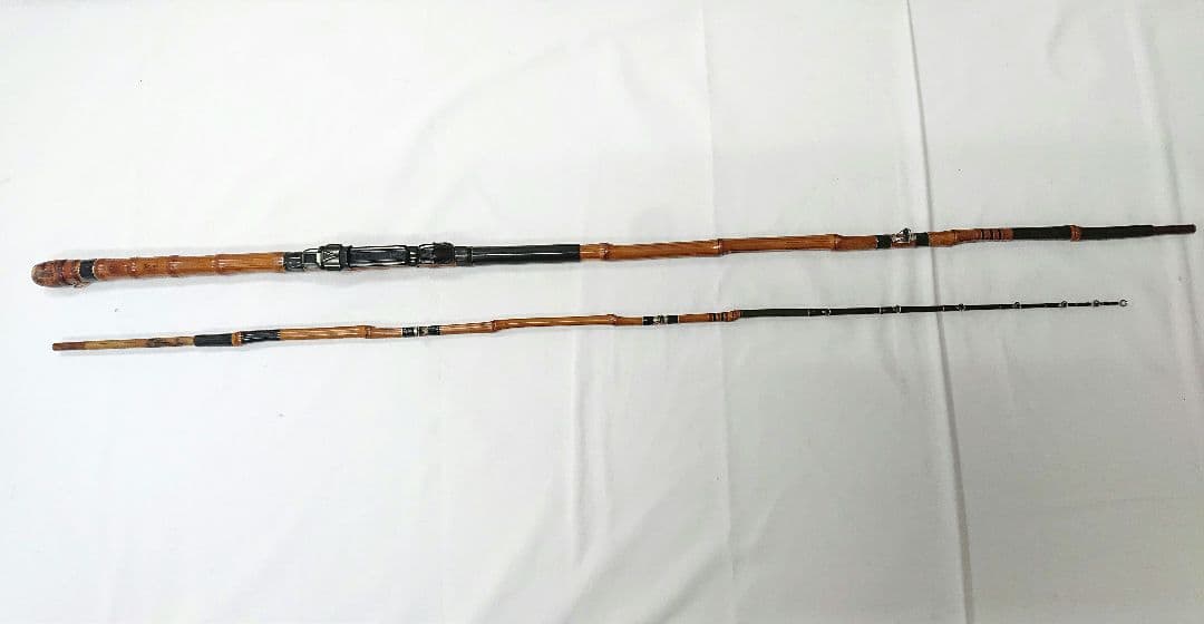 【江戸和竿】なが尾157cm 〈特秀作〉 しゃくり竿 竹竿