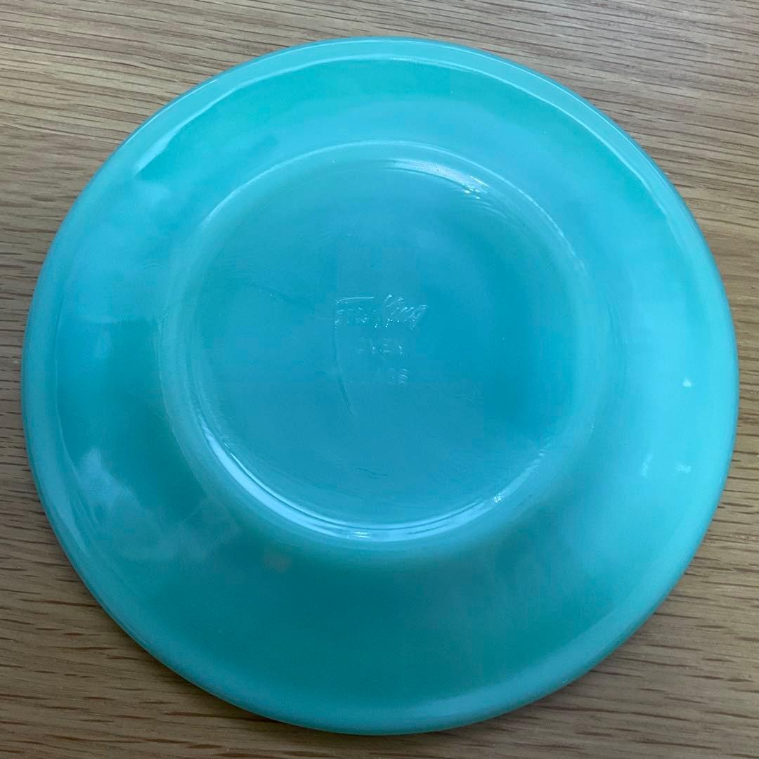 【極美品】ファイヤーキング ジェダイ パイ&サラダプレート GLASS刻印#S2