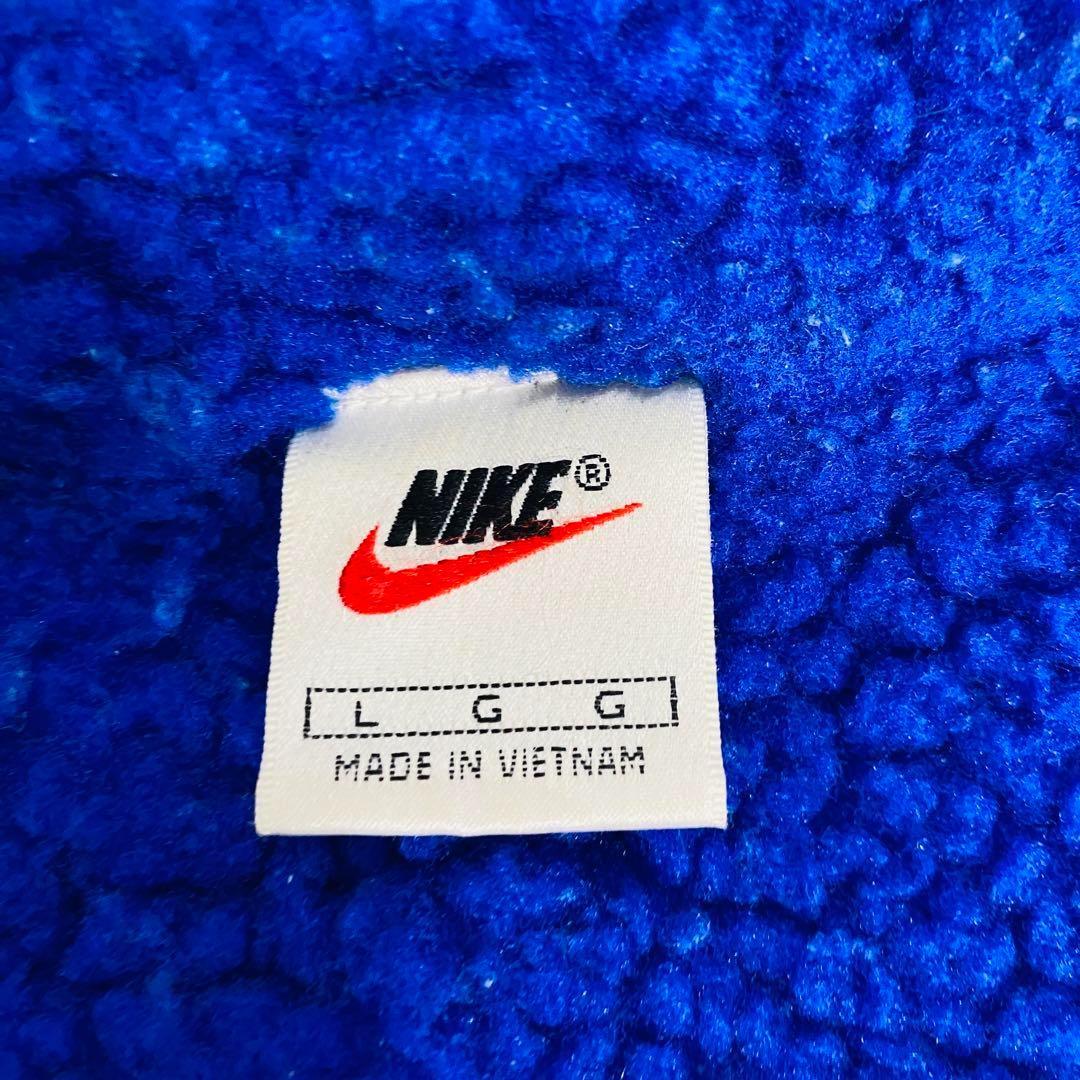 【レア】90s NIKE ナイキ　銀タグ　ヴィンテージ ベンチコート　裏起毛