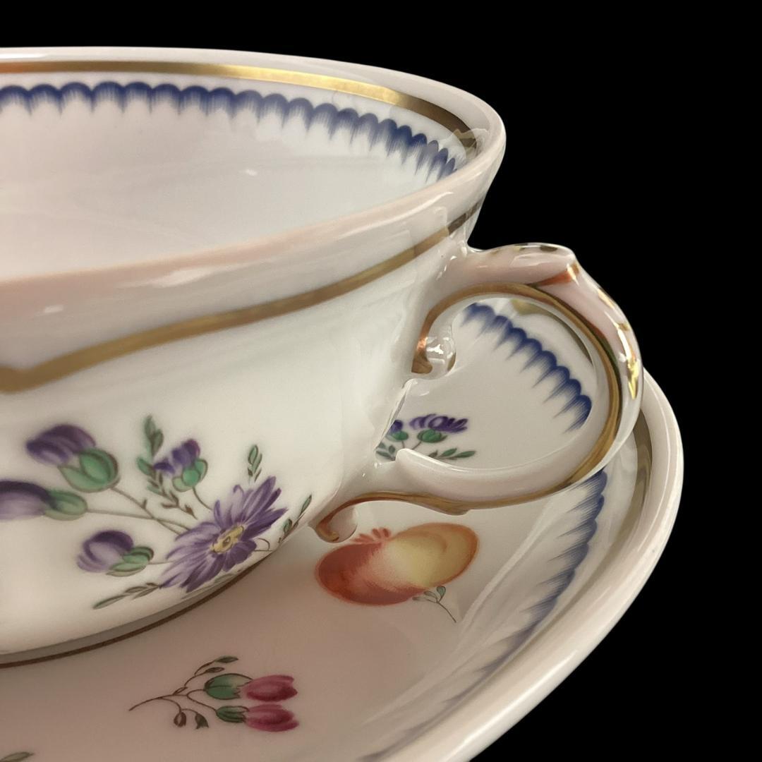 定価3万【希少】リチャードジノリ イタリアンフルーツ スープカップ＆ソーサー③
