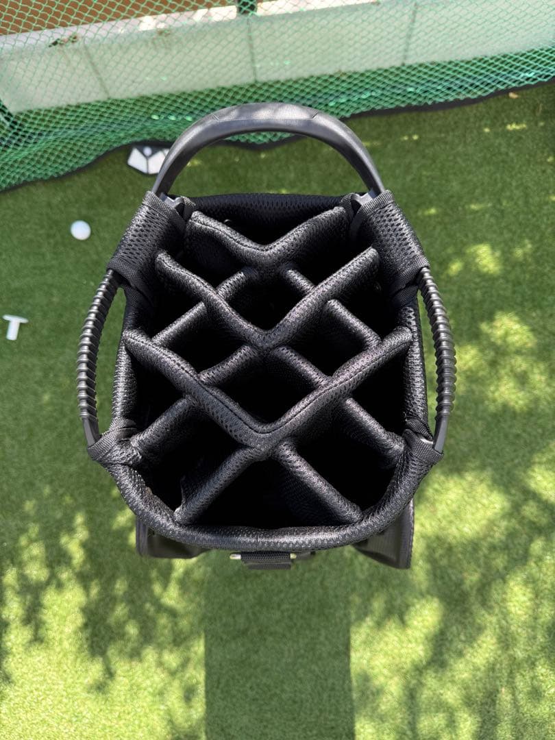 新品 Golf hub Calong キャディバッグ ゴルフ オレンジ　9.5型