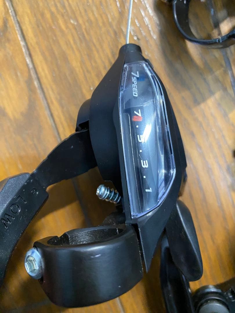 SHIMANO 5速 シフター ディレイラーセット