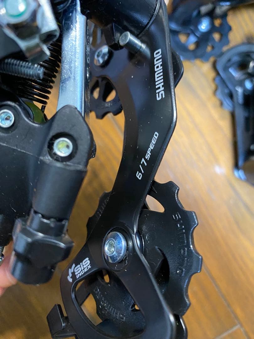 SHIMANO 5速 シフター ディレイラーセット