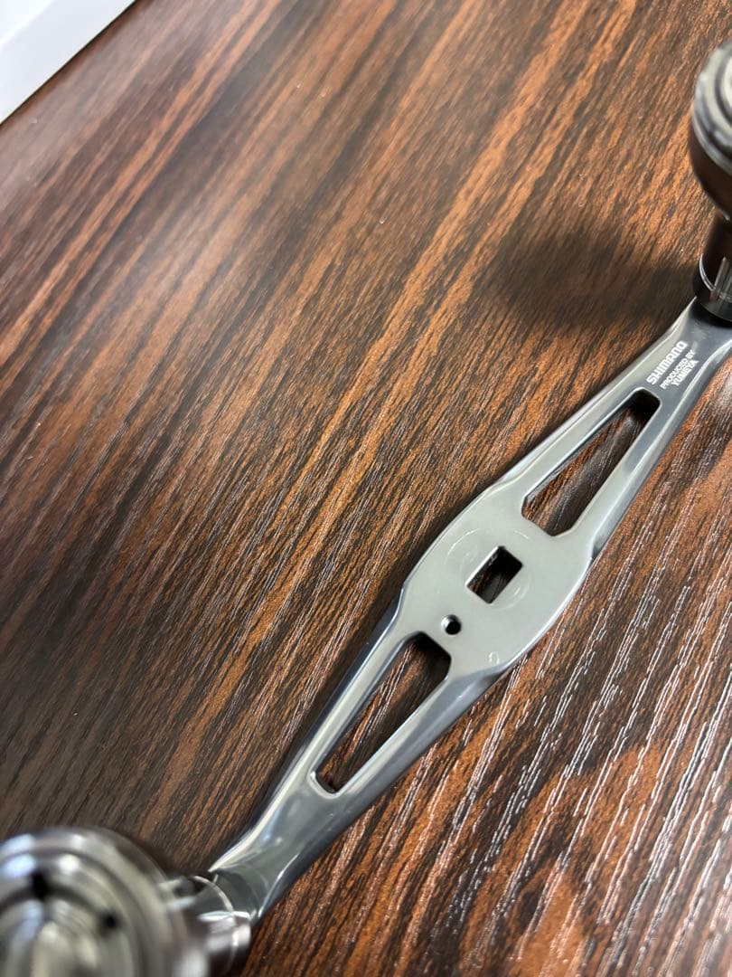 夢屋　ダブルハンドルアルミノブ　60mmグレー