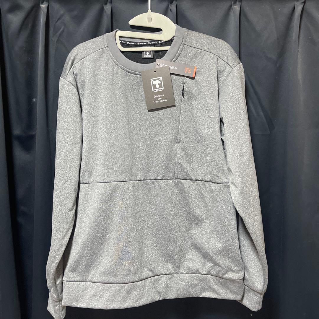 JACKALL フィールドテックスウェットシャツ グレーXL