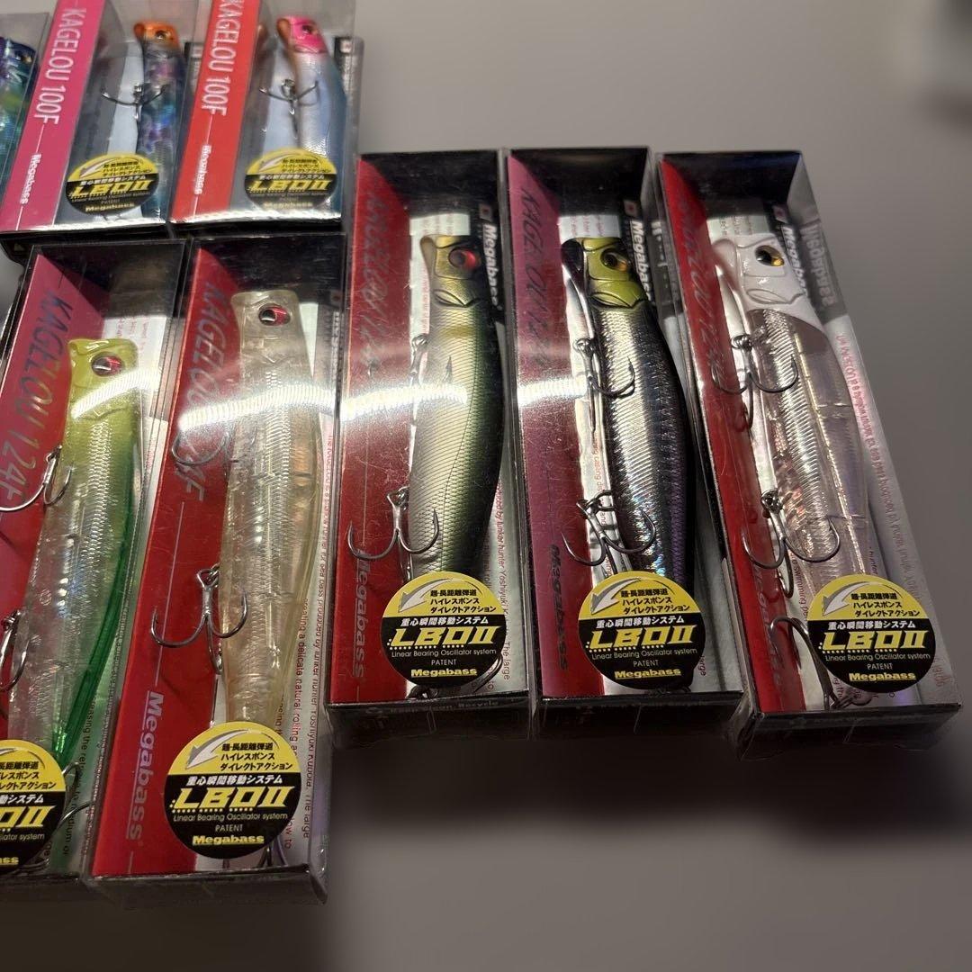 メガバス カゲロウ 100F 124F ルアー 13個セット まとめ売り