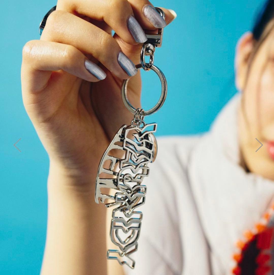 ミュージシャン l Logo Keychain \"SILENCE\" [Silver]