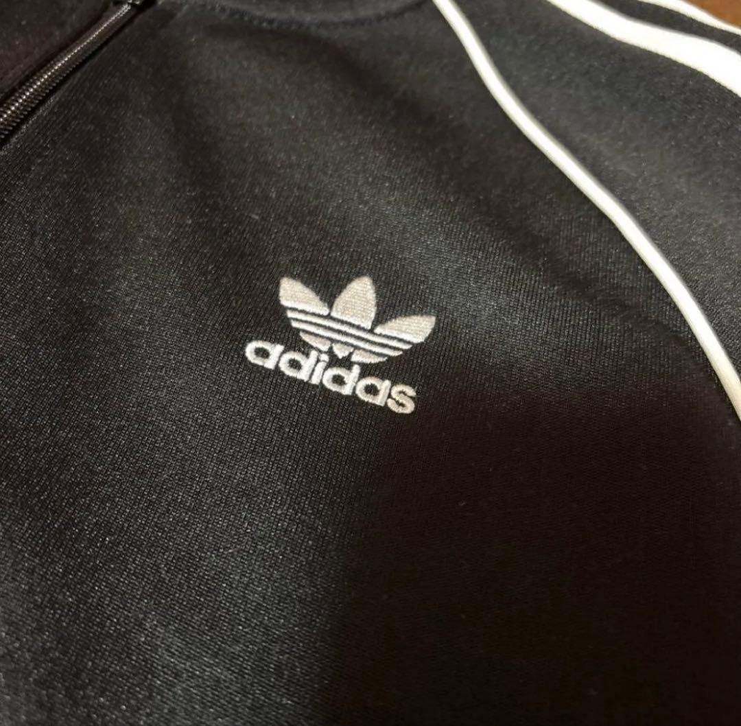 adidas ブラック ジャージ Mサイズ トラックジャケット　SST
