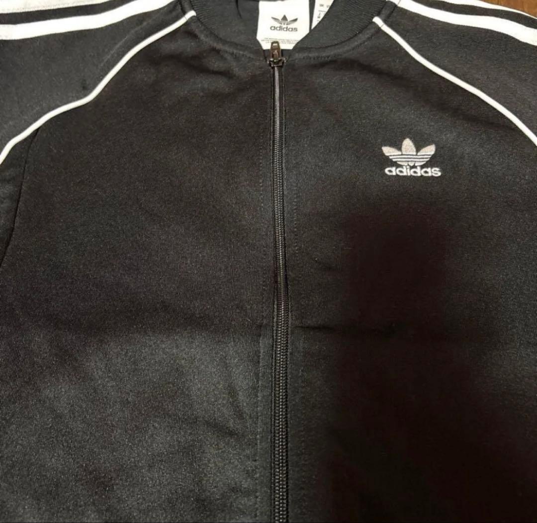 adidas ブラック ジャージ Mサイズ トラックジャケット　SST