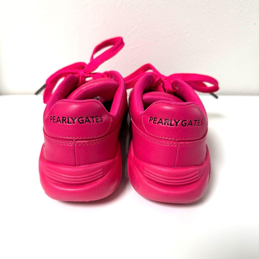 【限定値下】PEARLYGATES ピンク シューズ　23cm