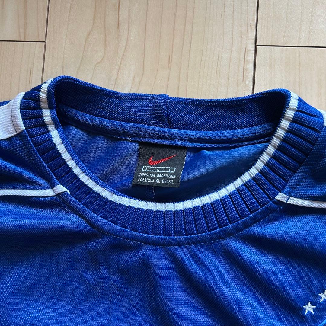Nike RIVALDO 10 青シャツ L ブラジル代表アウェイユニフォーム