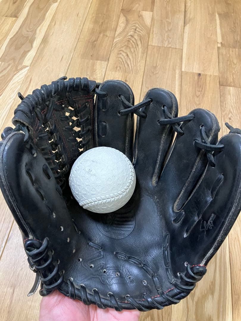 スラッガー 硬式グローブ 黒　少年野球