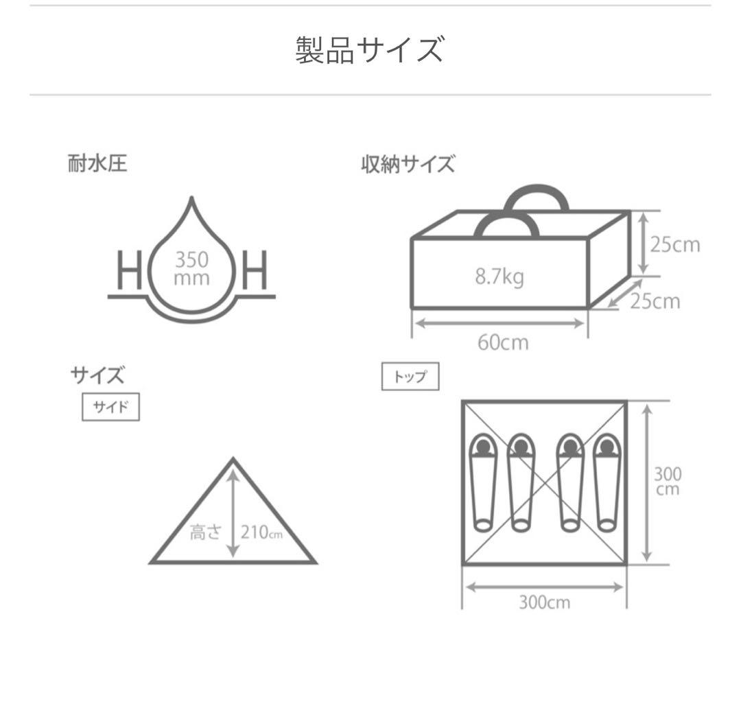DOD ワンポールテントRX(M)TC ブルーグレー