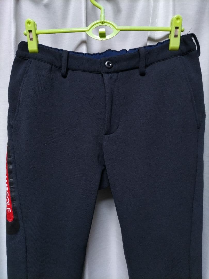 ビームスゴルフ　サイドジップ　ストレッチパンツ　　秋冬　ネイビー