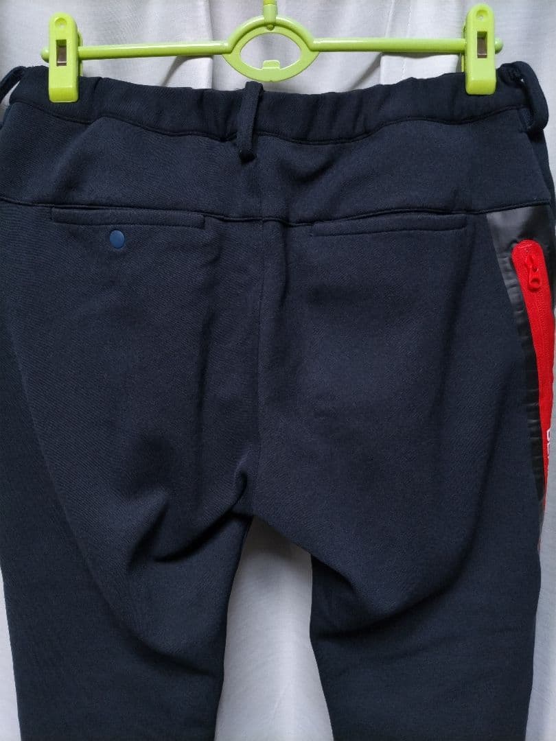 ビームスゴルフ　サイドジップ　ストレッチパンツ　　秋冬　ネイビー
