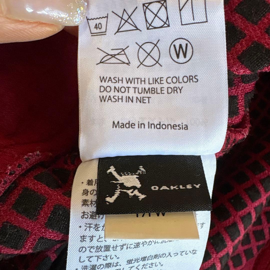 OAKLEY ジャージ上下セット XXL 赤