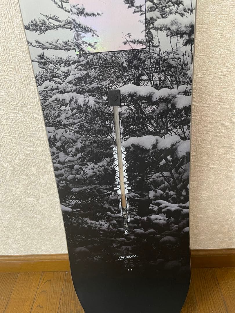 BURTON スノーボード グレー フィールグッド　152 feel good