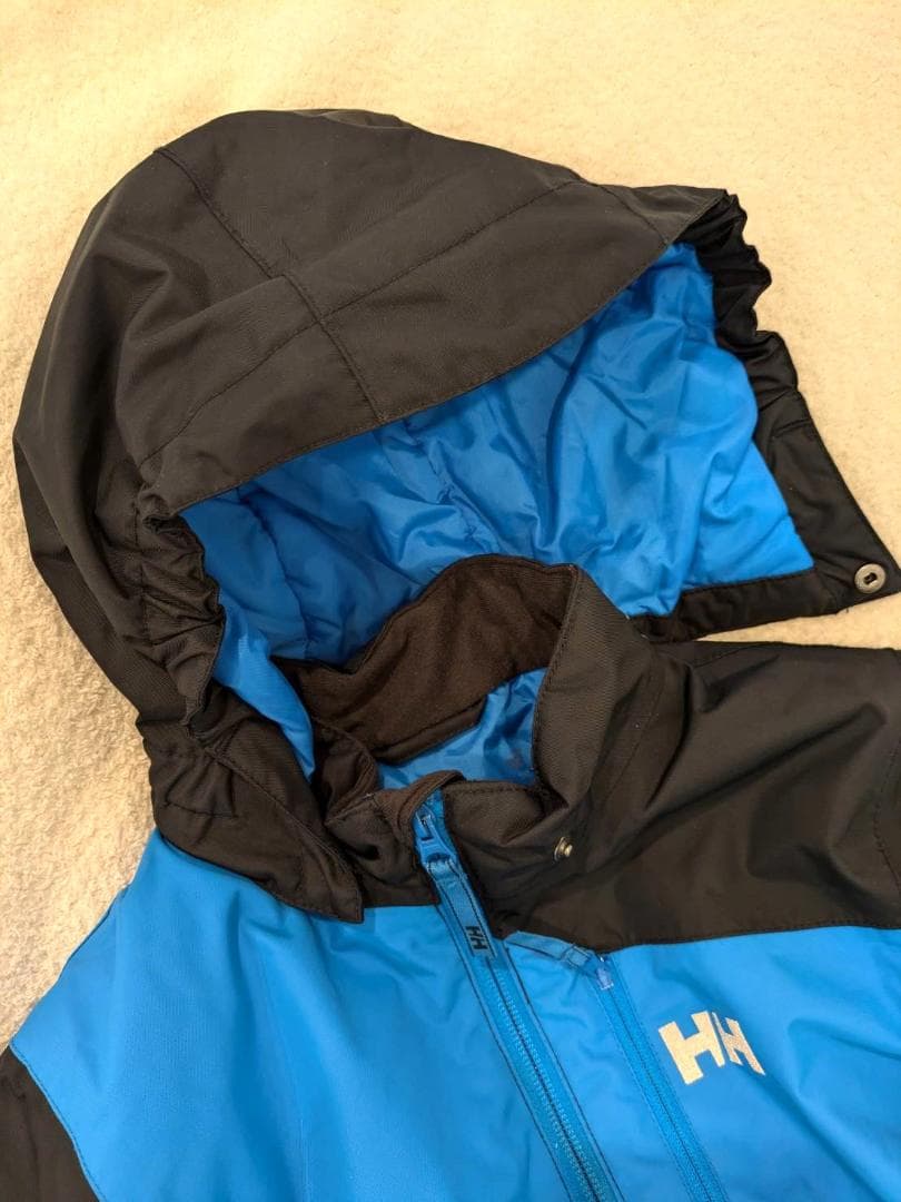【美品】Helly Hansen キッズ スノースーツ／スキーつなぎ 98cm