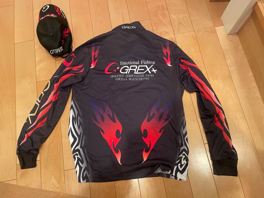 GREX+ ジップシャツXLサイズ 、キャップ、うき、潮受けゴム　グレックス