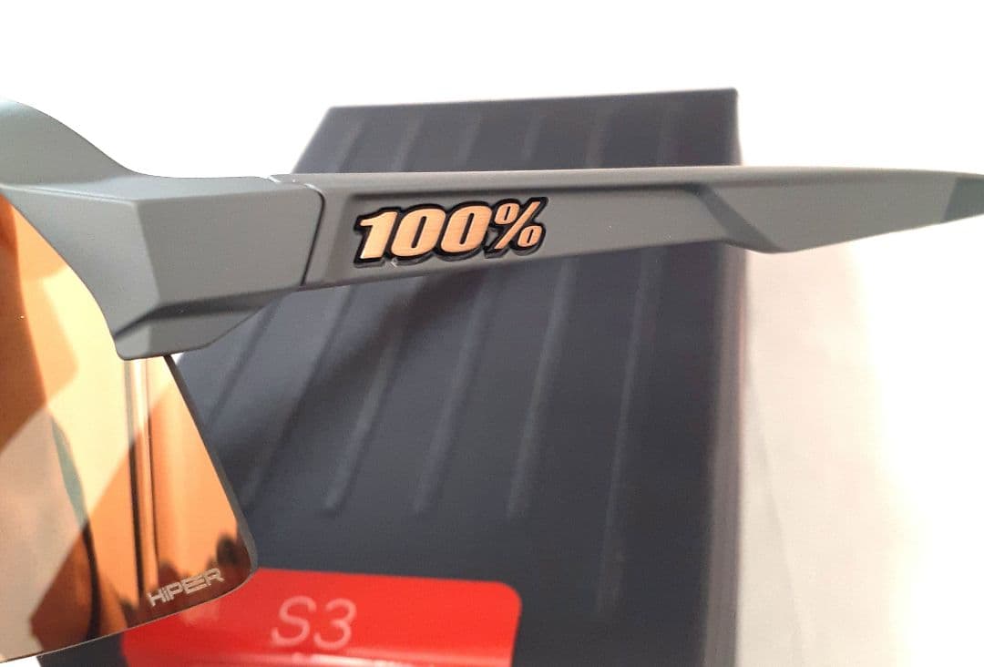 新モデル 100% S3 グレイ コッパー ワンハンドレッド サングラス