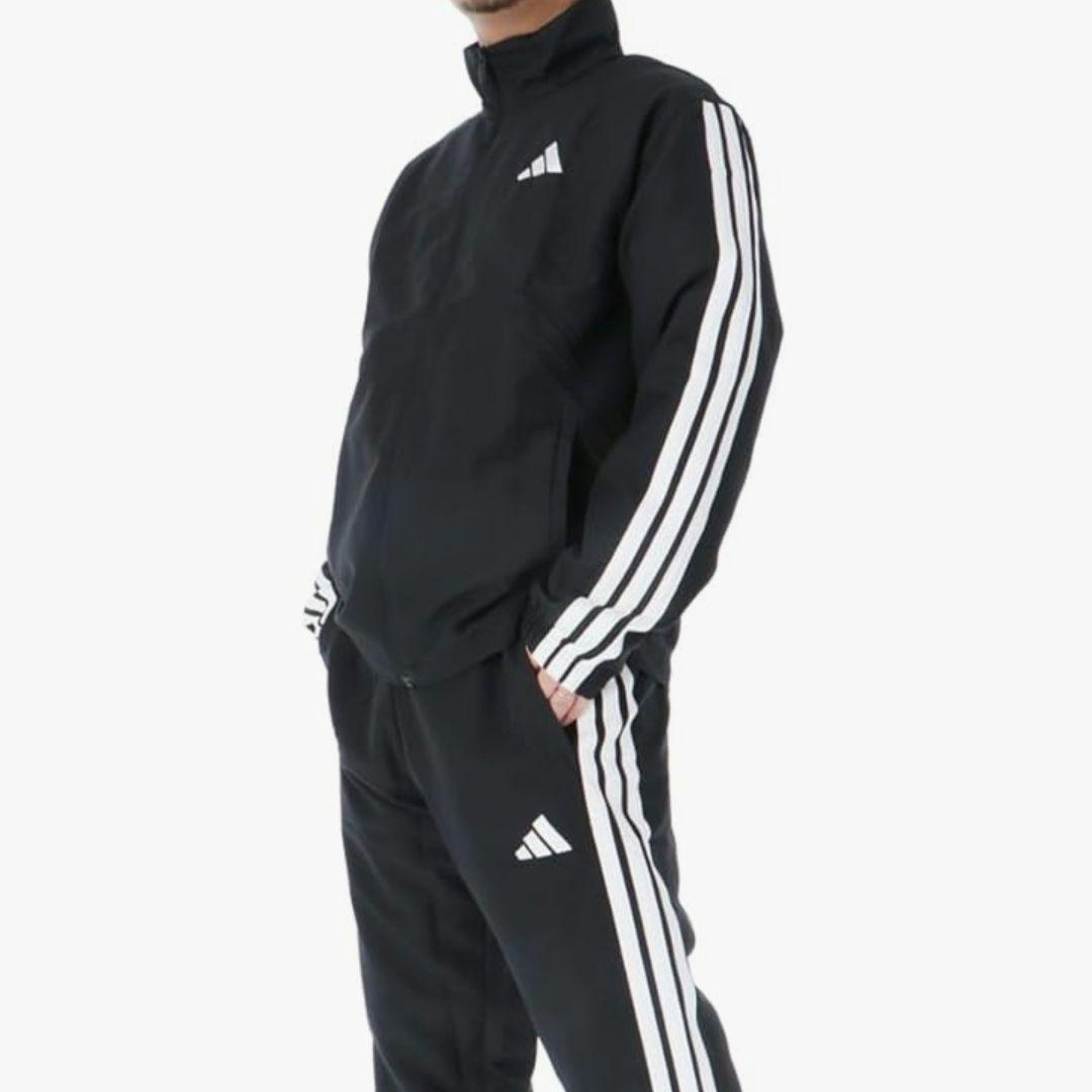adidas　アディダス　セットアップ　ジャージ　ウーブン　3XL　刺繍ロゴ
