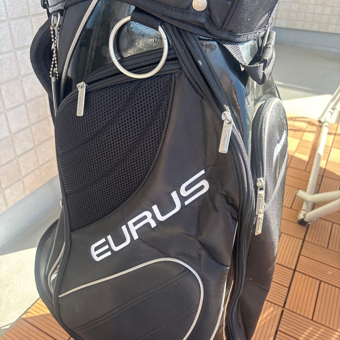 ミズノEURUS ゴルフバッグ ブラック