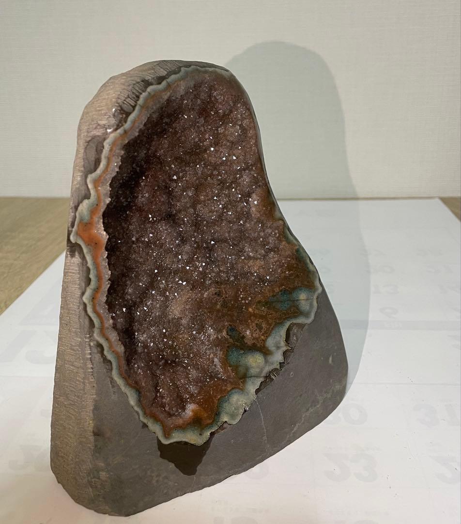 レッドアメジスト ドーム 浄化 幸運 魔除 パワーストーン 風水晶 約2.1キロ