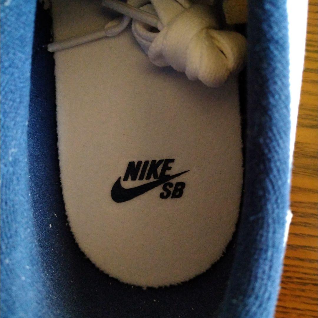 NIKE SB ホワイト/ネイビー シューズ